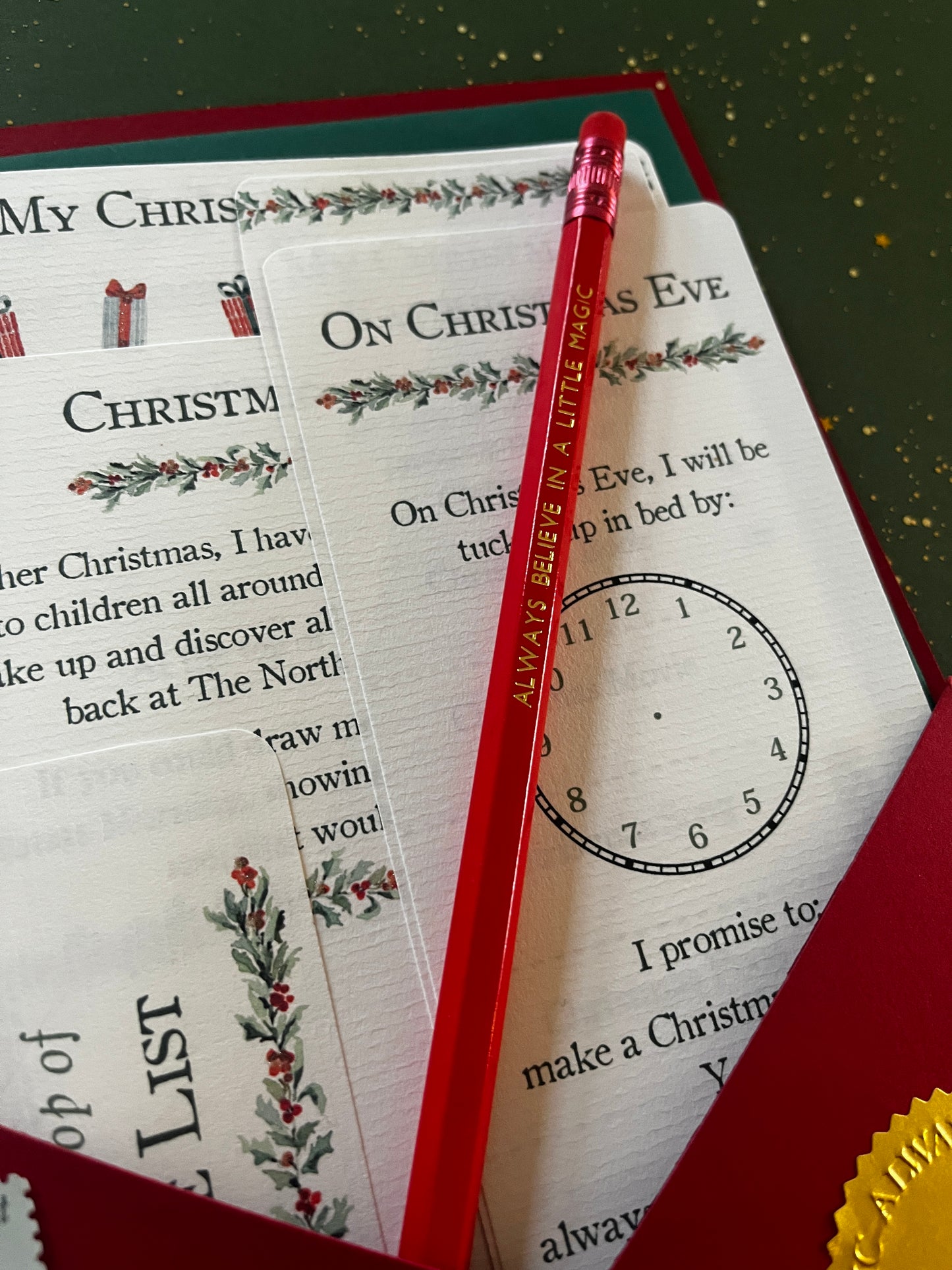 Writing to Father Christmas Set