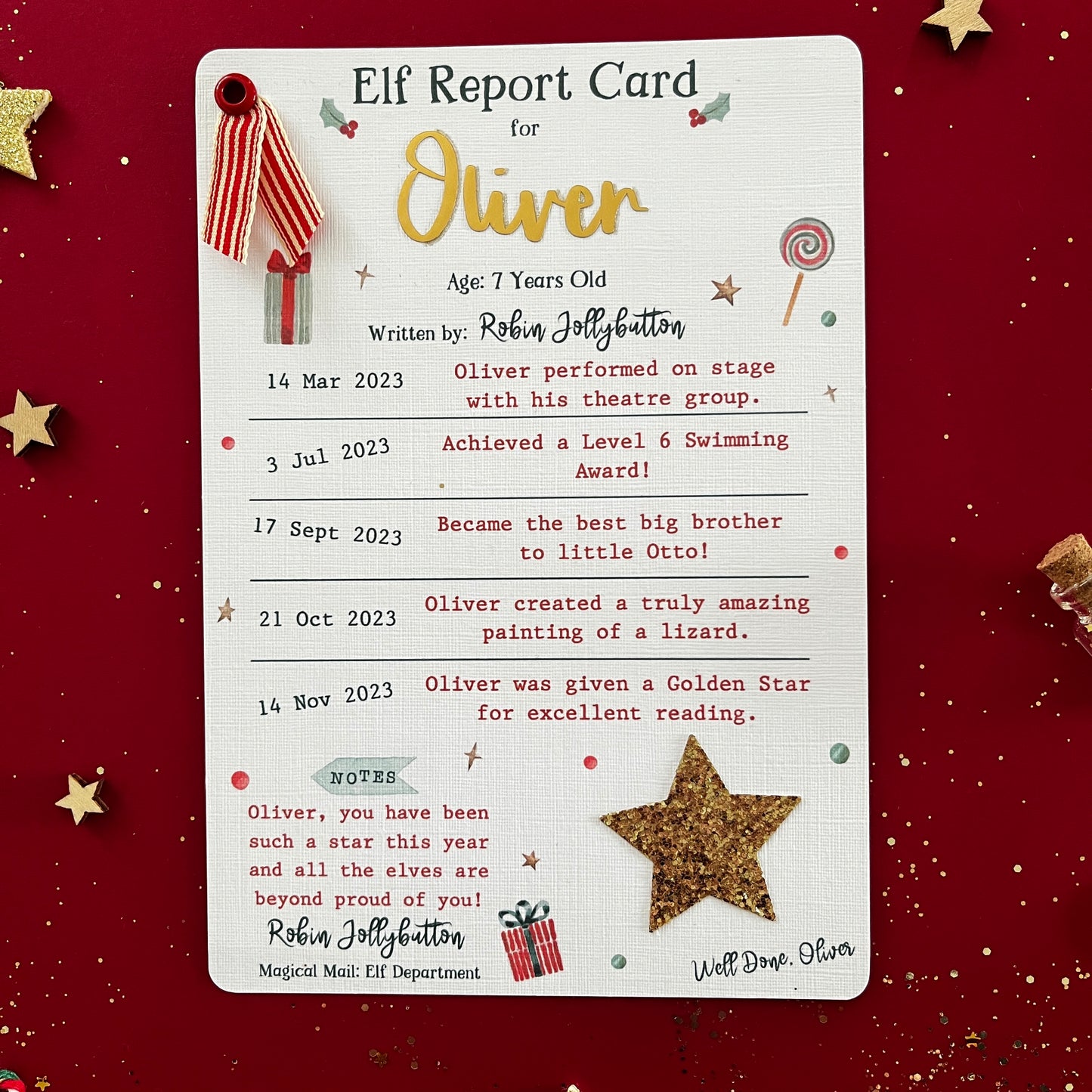 Elf Report and Letter Bundle