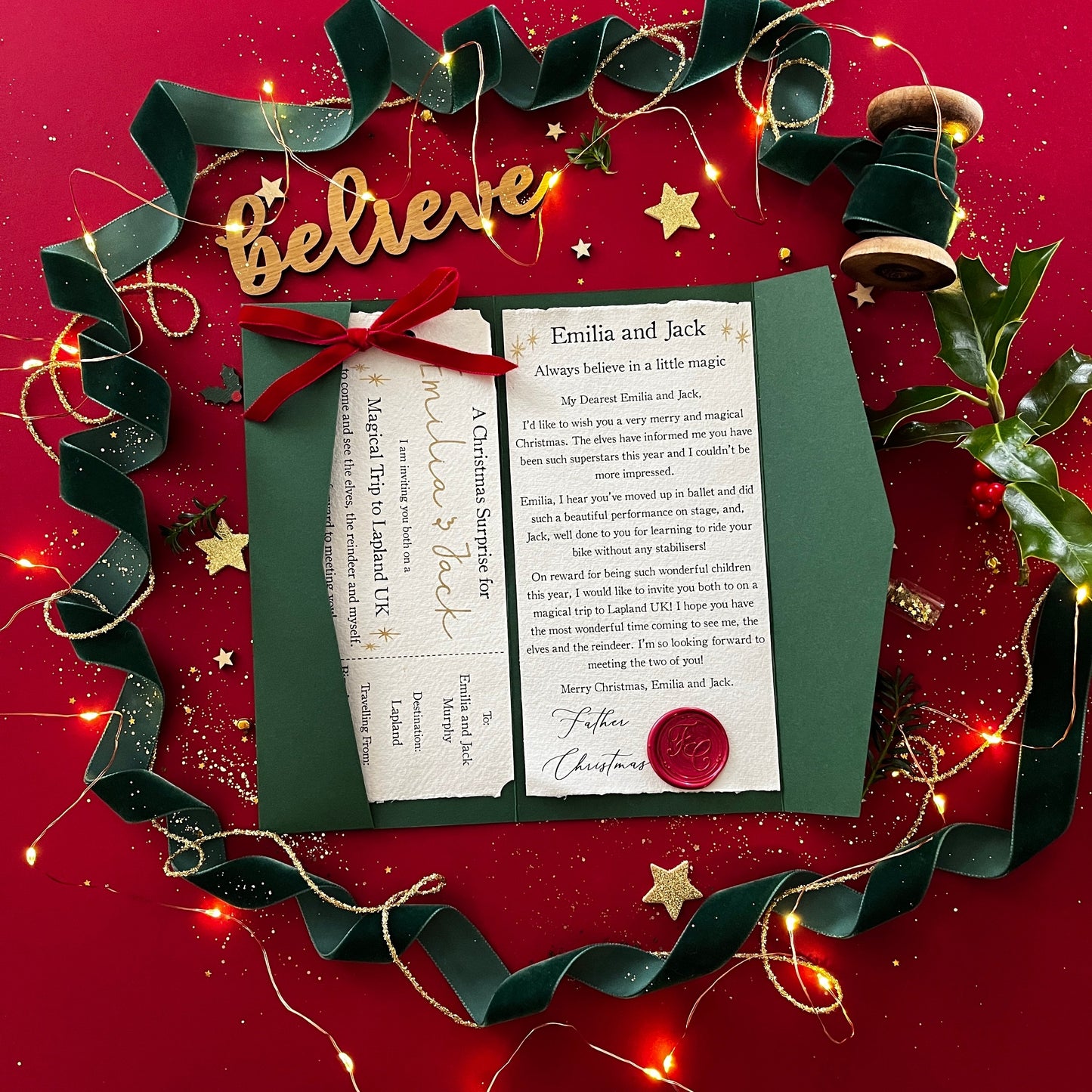 The Sibling Magical Ticket and Letter Bundle