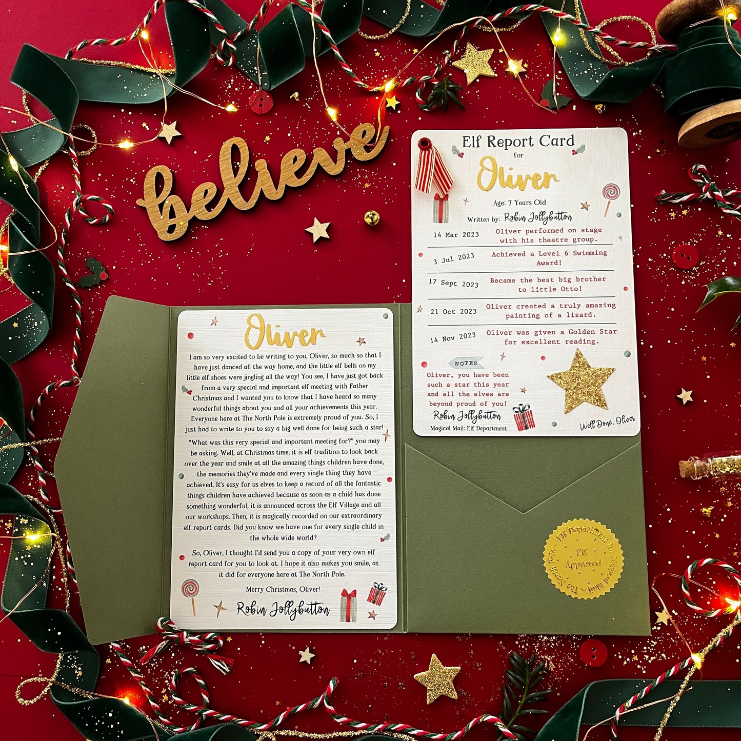 Elf Report and Letter Bundle