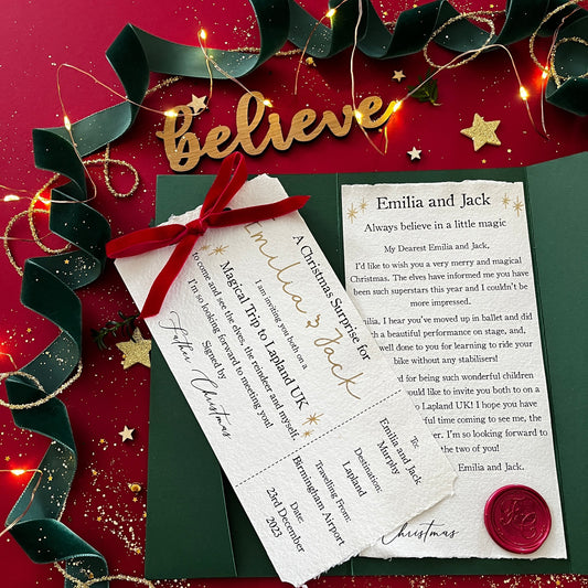 The Sibling Magical Ticket and Letter Bundle