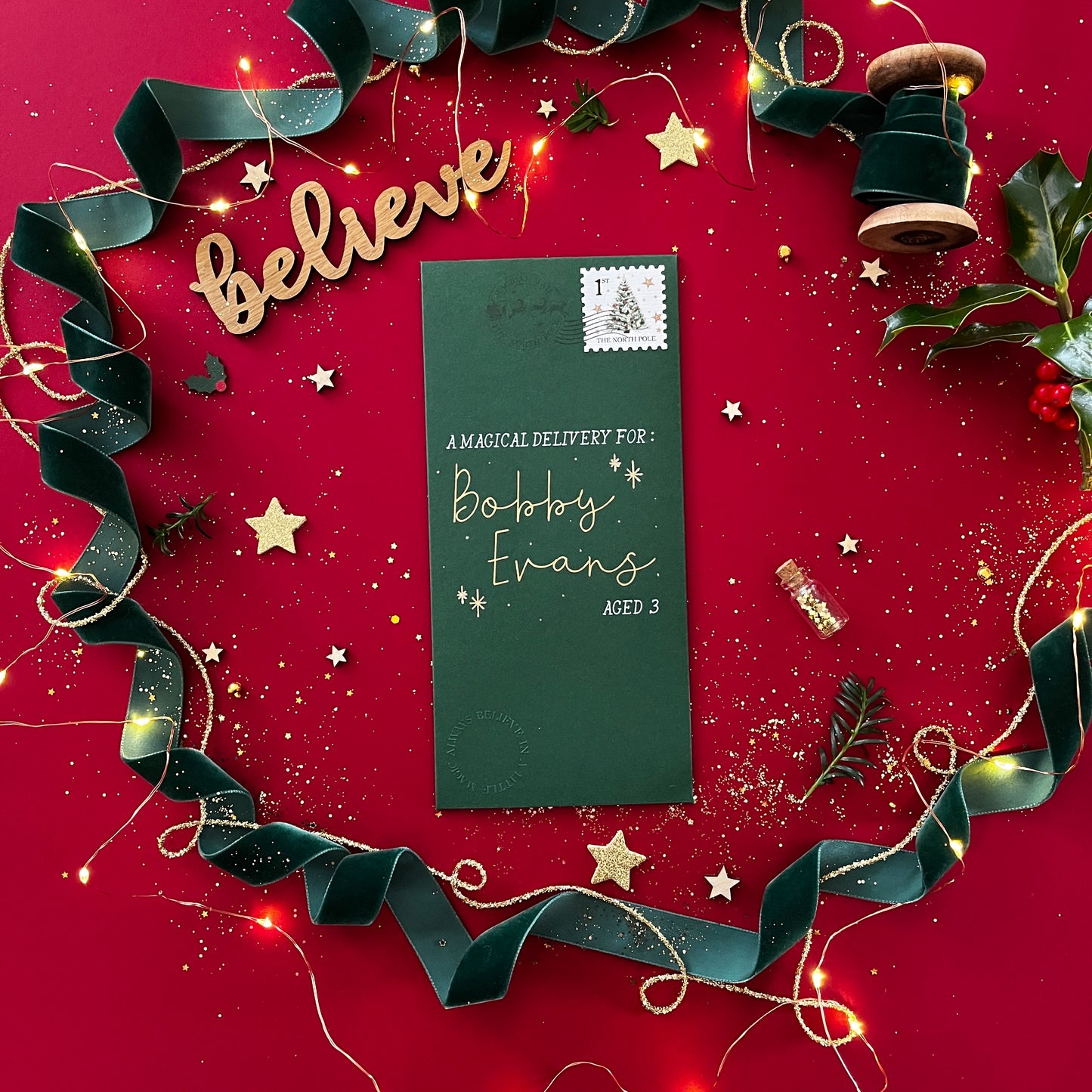 The Reindeer Letter with Magical Reindeer Food