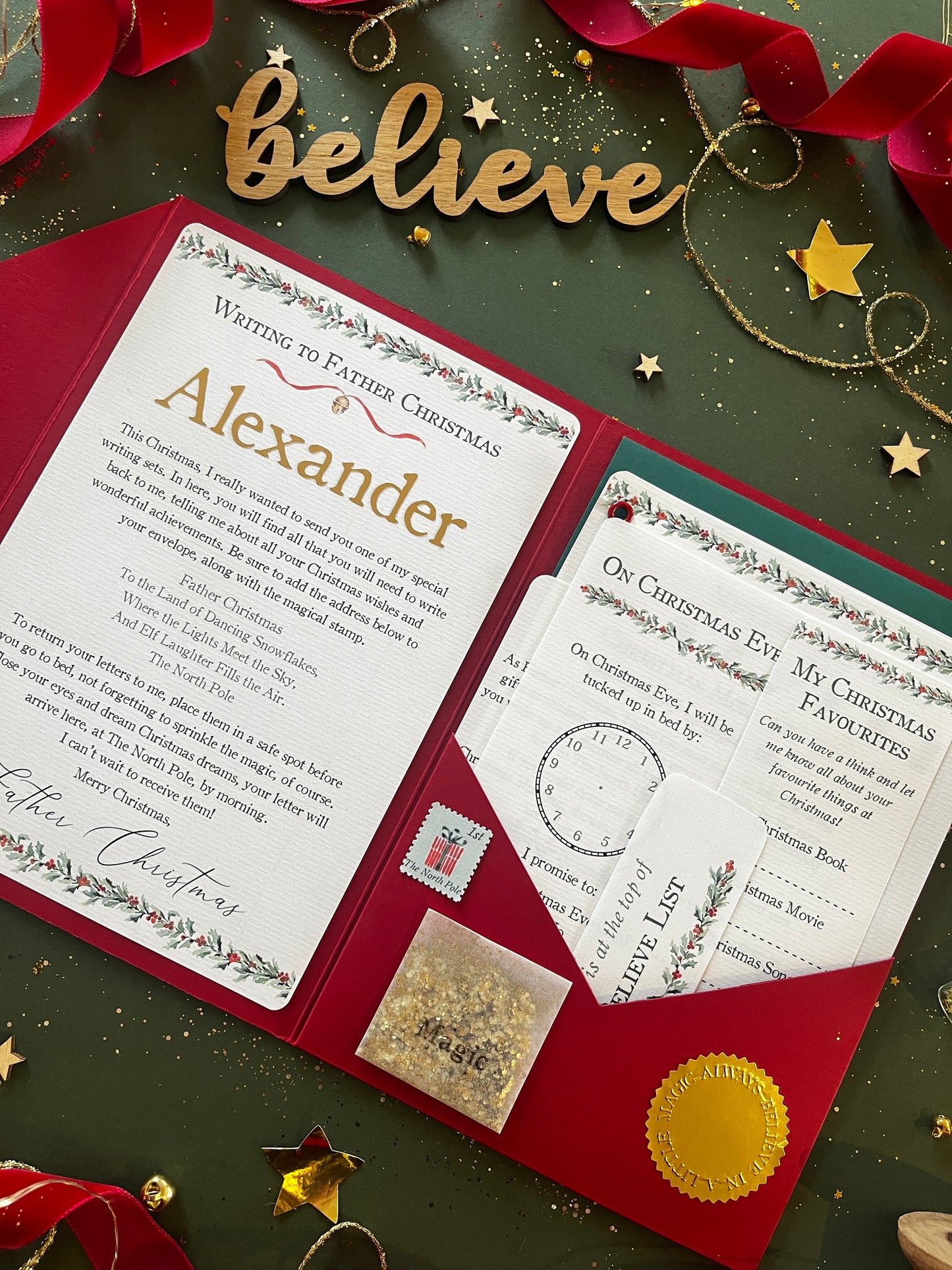 Writing to Father Christmas Set