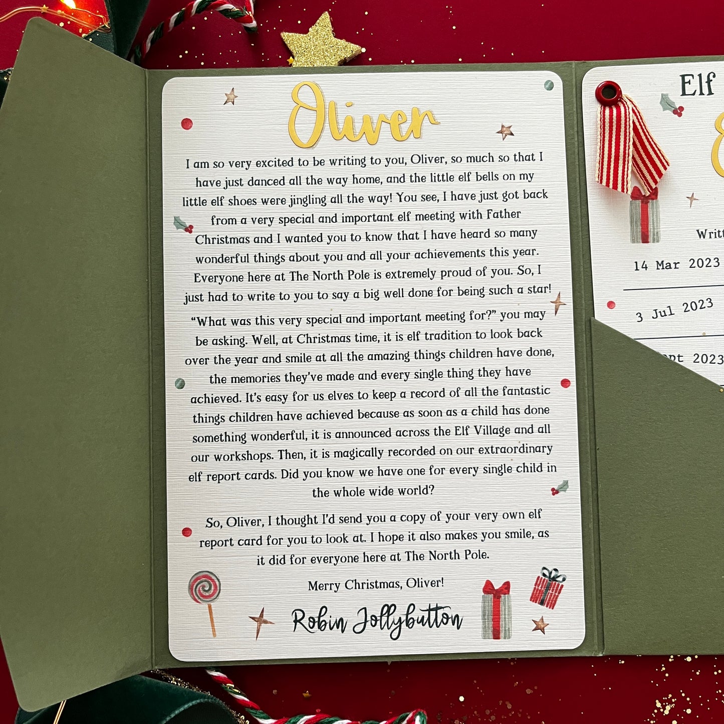 Elf Report and Letter Bundle