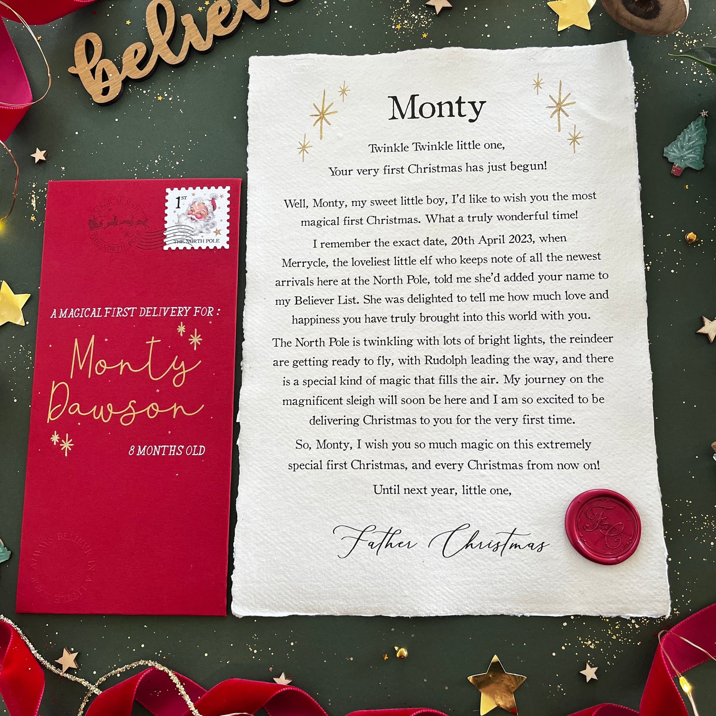 Baby's First Magical Letter From Father Christmas