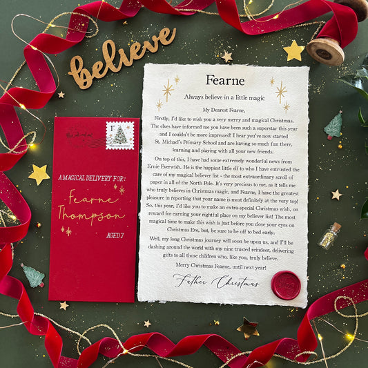 The Believe Letter from Father Christmas